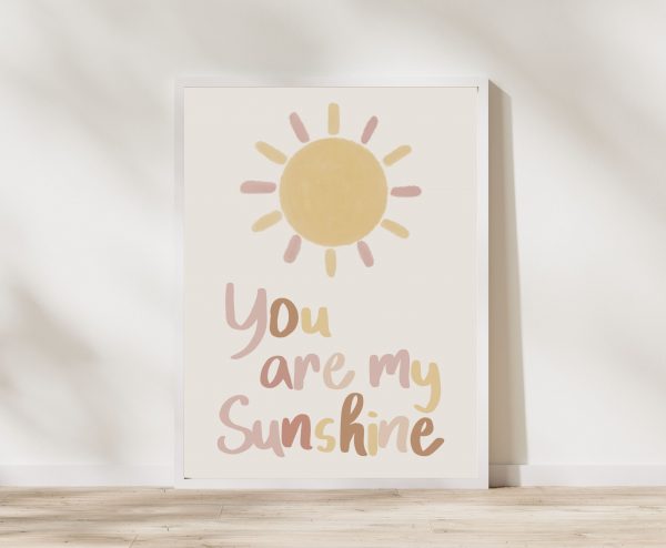 'You Are My Sunshine' Wall Print