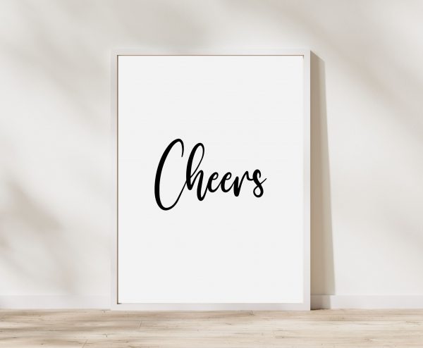 ‘Cheers’ Wall Print