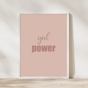 ‘Girl Power’ Wall Print