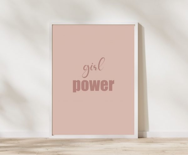 ‘Girl Power’ Wall Print