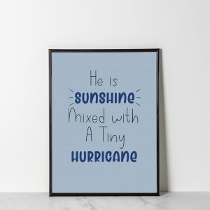 ‘He Is Sunshine’ Wall Print