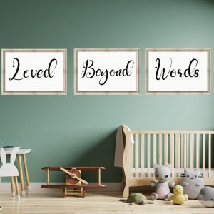 'Loved Beyond Words" Wall Print