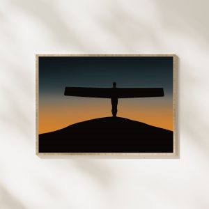 ‘Angel Of The North’ Wall Print