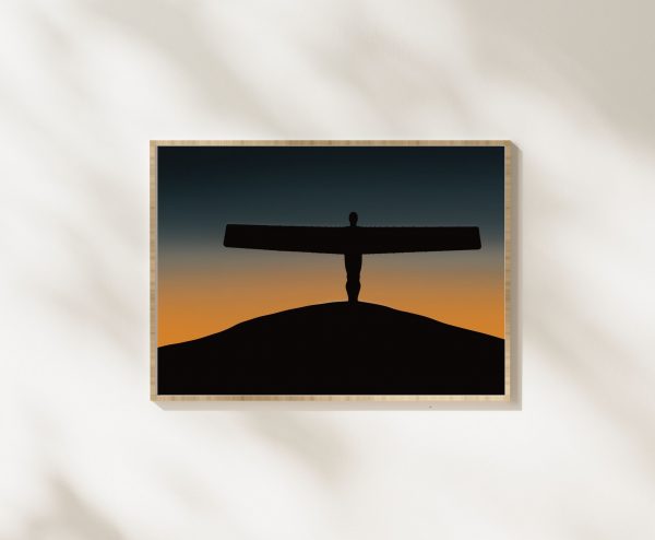 ‘Angel Of The North’ Wall Print
