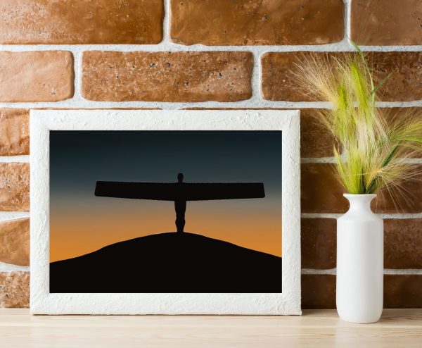 ‘Angel Of The North’ Wall Print - Image 3