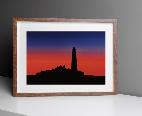 'St Mary's Lighthouse: Whitley Bay’ Wall Print - Image 2