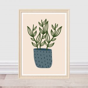 'House Plant ' Wall Print