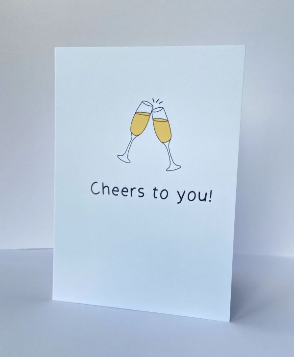 'Cheers To You' Greetings Card - Image 2