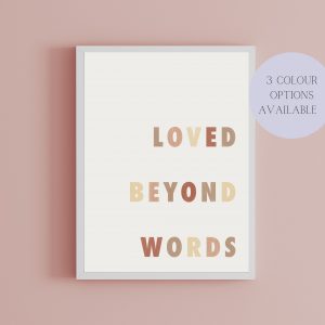 ‘Loved Beyond Words'