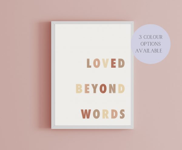 ‘Loved Beyond Words'
