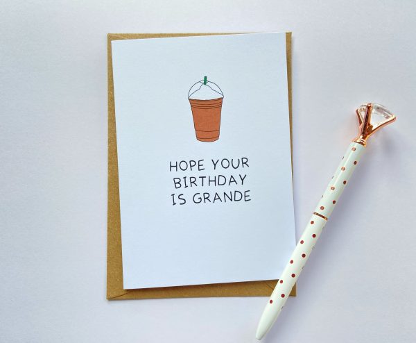 'Happy birthday' Greetings Card