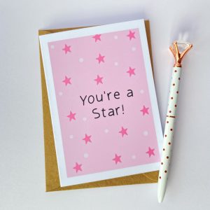 'You're a star' Greetings Card