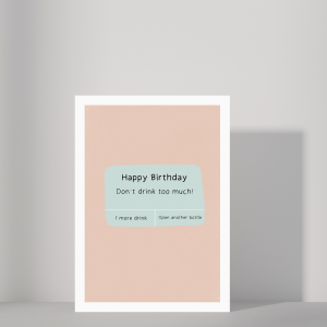 'Happy Birthday' Greetings Card