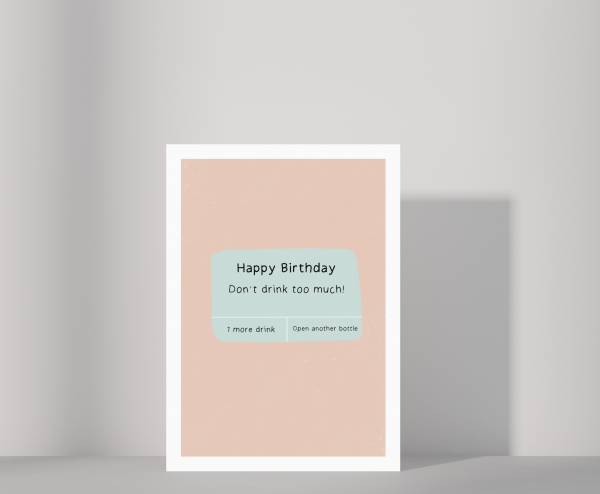 'Happy Birthday' Greetings Card