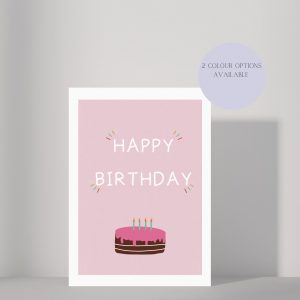 'Happy Birthday' Greetings Card