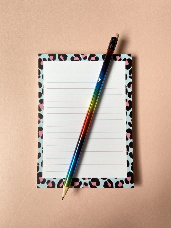 Animal Print Lined List Notepad - Image 2