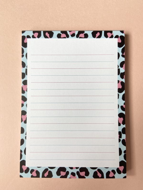 Animal Print Lined List Notepad - Image 3