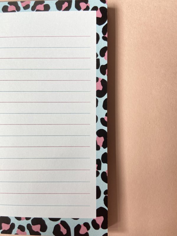 Animal Print Lined List Notepad - Image 4