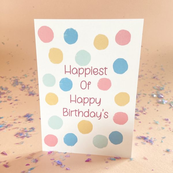 'Happiest Of Happy Birthday's' Greetings Card - Image 2