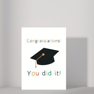 'Graduation Congratulations' Greetings Card