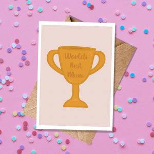'Worlds best mum' Mother's Day Card