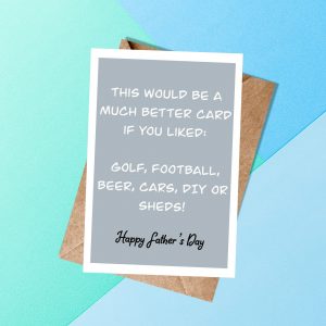Fuuny, Sarcastic Fathers Day Card