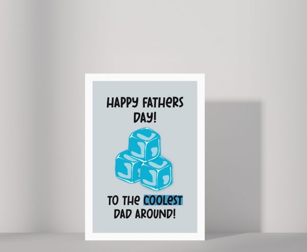 'To The Coolest Dad Around' Fathers Day Card - Image 2