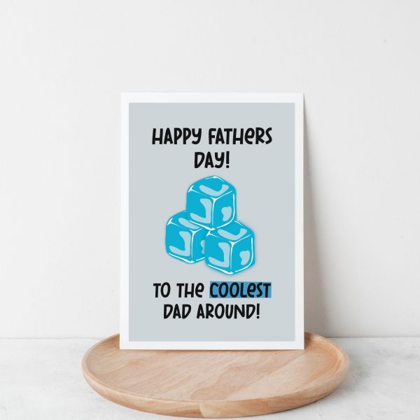 'To The Coolest Dad Around' Fathers Day Card - Image 3