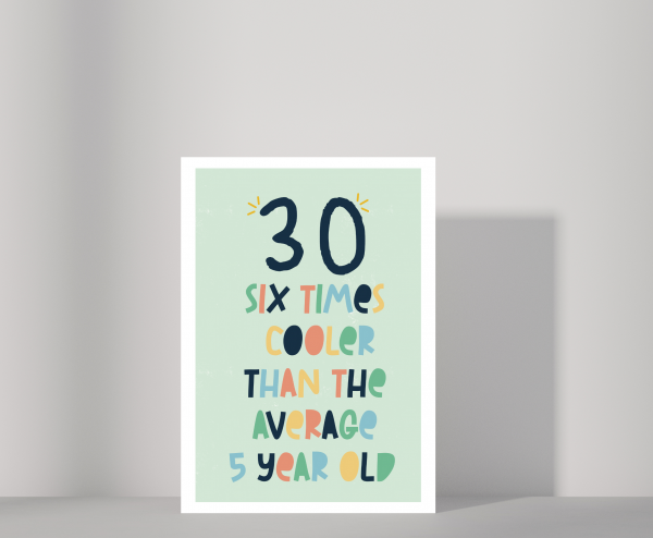 Funny 30th Birthday Card - Image 3
