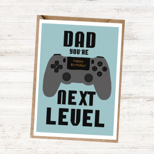 Gamer Dad Birthday Card