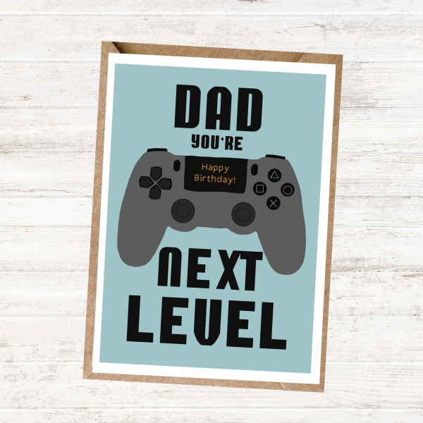 Gamer Dad Birthday Card
