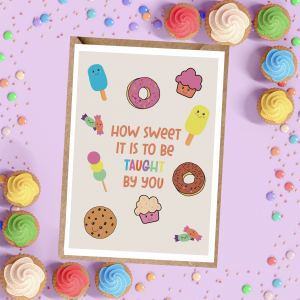 Teacher Appreciation Card